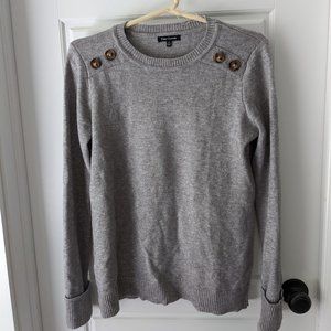 Pink Clover Carson Crew Neck Button Detail Pullover